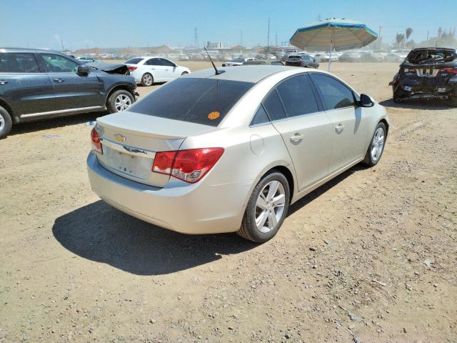 1G1P75SZ3E7296531 - 2014 CHEVROLET CRUZE BEIGE photo 4