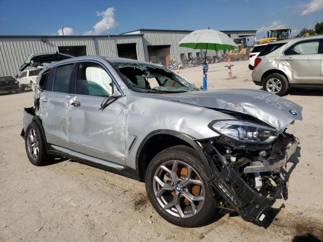 5UXTY3C04M9F37492 - 2021 BMW X3 SDRIVE3 SILVER photo 1