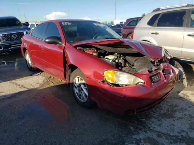 1G2NE52F44C242613 - 2004 PONTIAC GRAND AM S RED photo 1