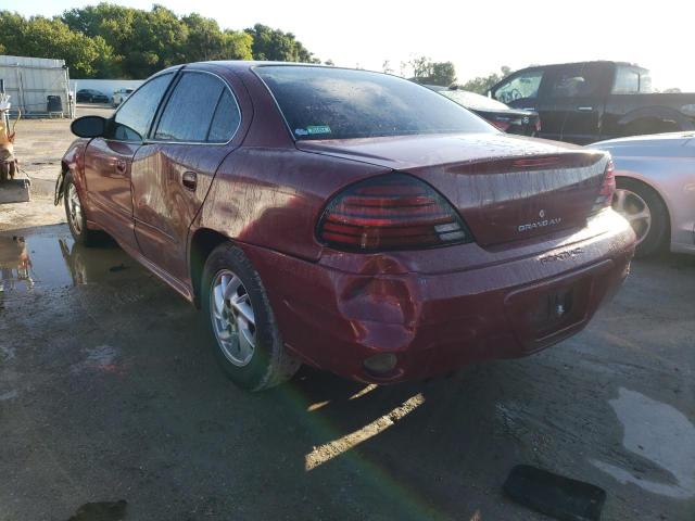 1G2NE52F44C242613 - 2004 PONTIAC GRAND AM S RED photo 3