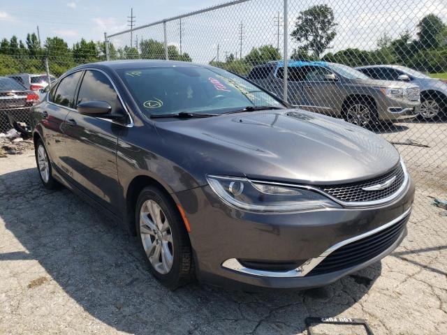 1C3CCCAB0FN561997 - 2015 CHRYSLER 200 LIMITE GRAY photo 1