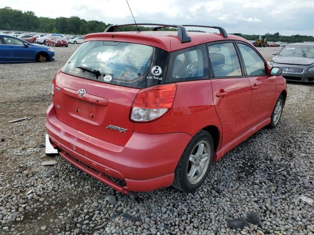 2T1KR32E13C093789 - 2003 TOYOTA MATRIX RED photo 4