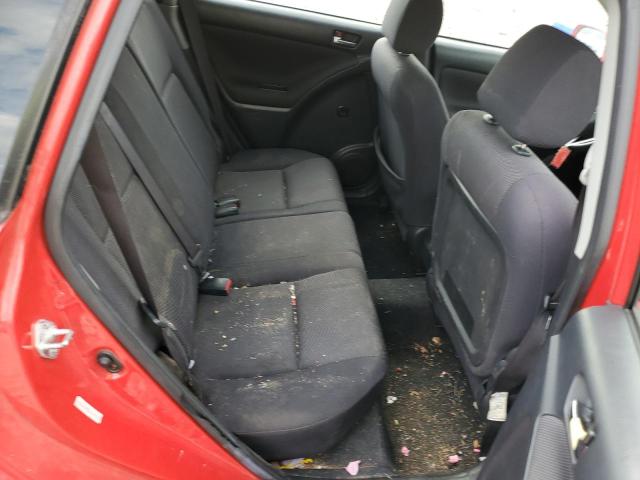 2T1KR32E13C093789 - 2003 TOYOTA MATRIX RED photo 6