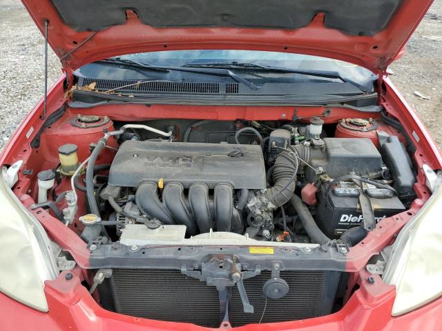 2T1KR32E13C093789 - 2003 TOYOTA MATRIX RED photo 7