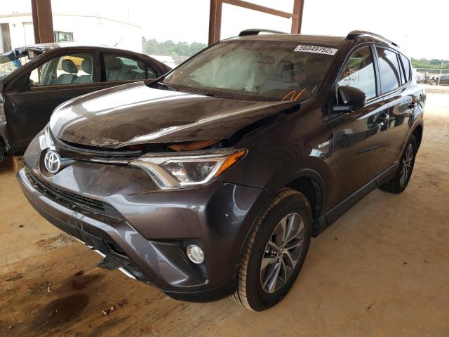 JTMRJREV7GD015918 - 2016 TOYOTA RAV4 HV XL GRAY photo 2