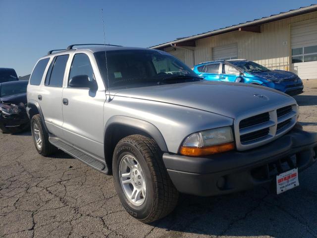 1D4HS38N53F506202 - 2003 DODGE DURANGO SP SILVER photo 1