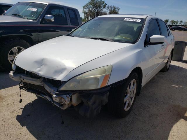 1HGCM66513A042149 - 2003 HONDA ACCORD EX WHITE photo 2