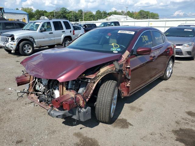 19UDE2F74GA010233 - 2016 ACURA ILX PREMIU BURGUNDY photo 2