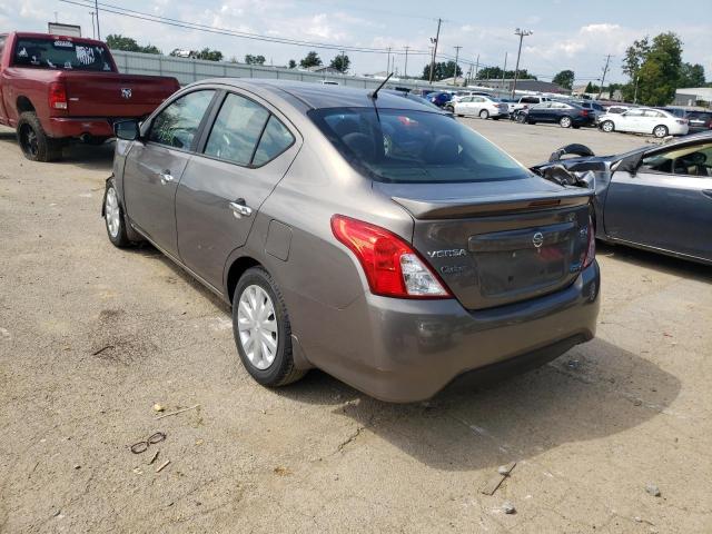 3N1CN7AP7GL880164 - 2016 NISSAN VERSA S GRAY photo 3