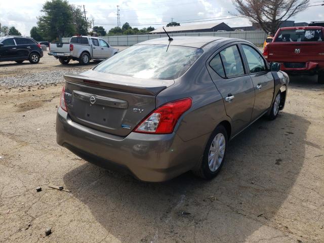 3N1CN7AP7GL880164 - 2016 NISSAN VERSA S GRAY photo 4