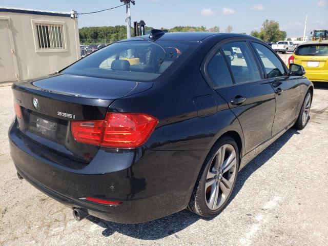 WBA3B9C5XEF588543 - 2014 BMW 335 XI BLACK photo 4