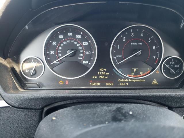 WBA3B9C5XEF588543 - 2014 BMW 335 XI BLACK photo 8