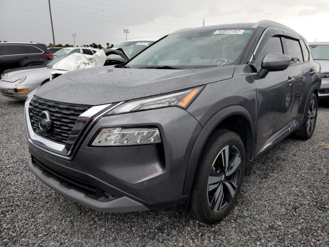 5N1AT3CA3MC765253 - 2021 NISSAN ROGUE SL GRAY photo 2