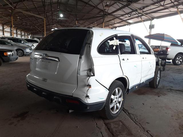 JHLRE38777C061918 - 2007 HONDA CR-V EXL WHITE photo 4