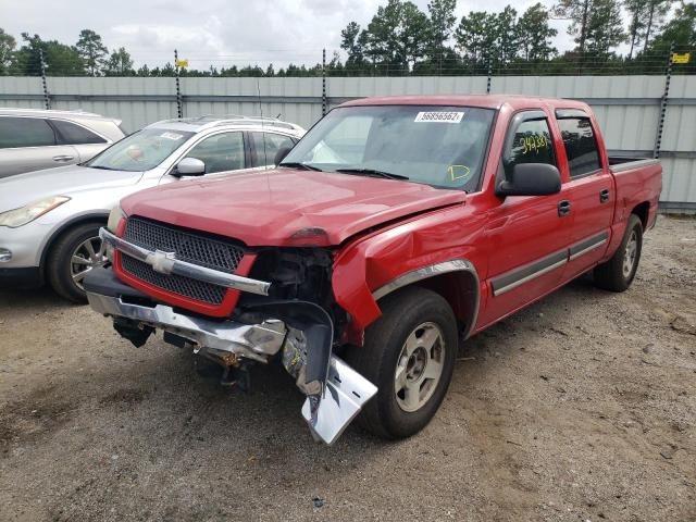2GCEC13T151156603 - 2005 CHEVROLET SILVER1500 RED photo 2