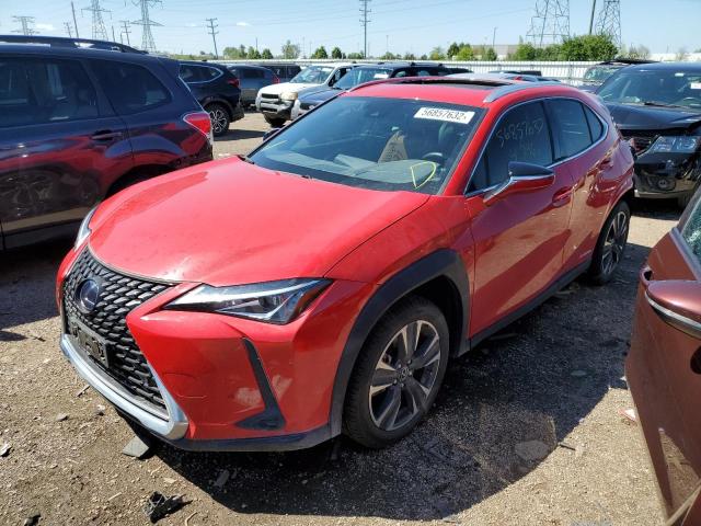 JTHP9JBH5L2034603 - 2020 LEXUS UX 250H RED photo 2