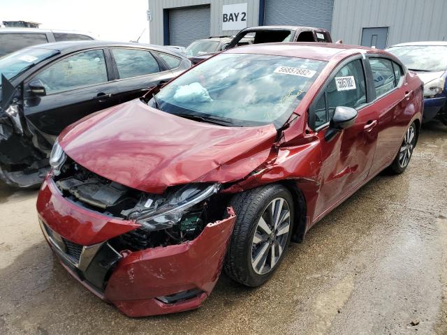 3N1CN8FV0ML816041 - 2021 NISSAN VERSA SR RED photo 2