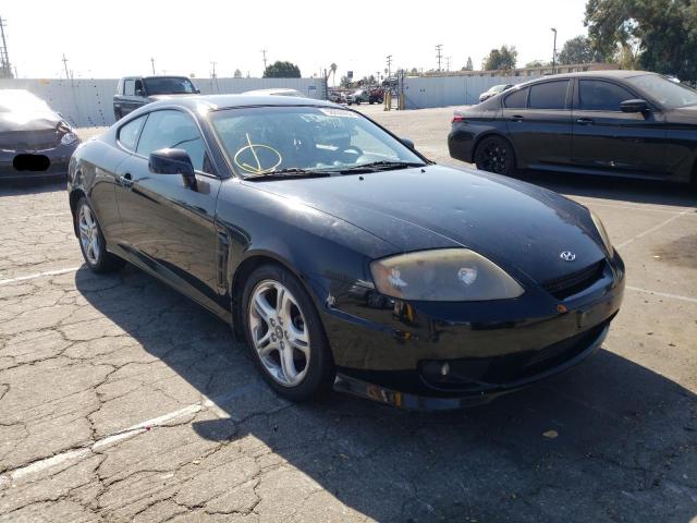 KMHHN65F76U202822 - 2006 HYUNDAI TIBURON GT BLACK photo 1