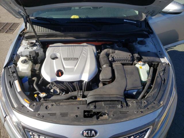 KNAGM4AD2E5070697 - 2014 KIA OPTIMA HYB SILVER photo 7