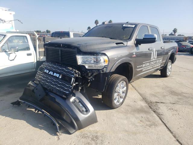 3C6UR5SLXKG693287 - 2019 RAM 2500 LIMIT GRAY photo 2