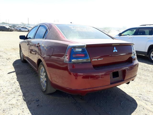 4A3AB56F77E015208 - 2007 MITSUBISHI GALANT BURGUNDY photo 3