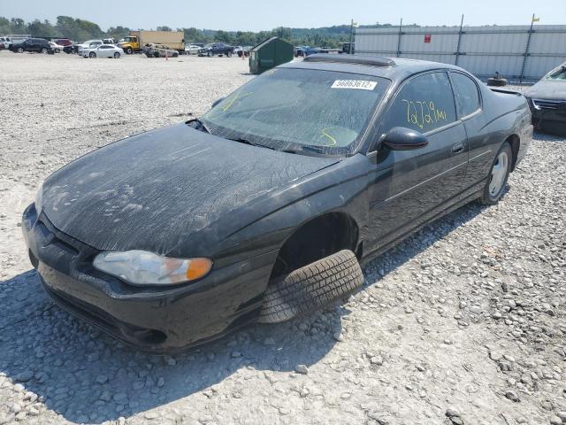 2G1WX12K7Y9313535 - 2000 CHEVROLET MONTECARLO BLACK photo 2