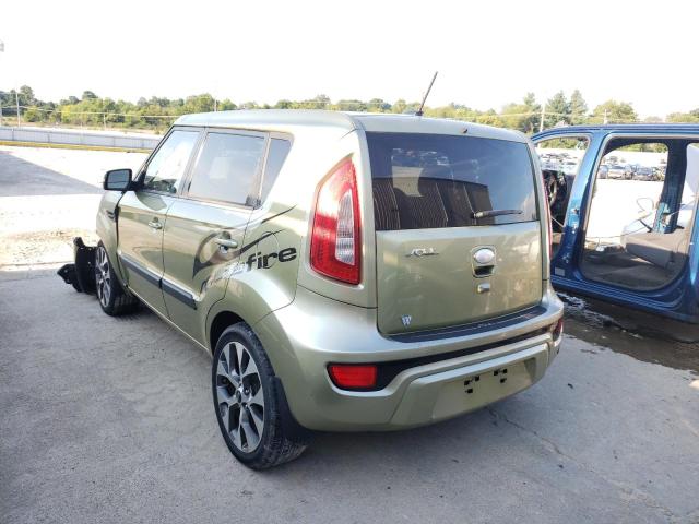 KNDJT2A62D7560707 - 2013 KIA SOUL + GREEN photo 3