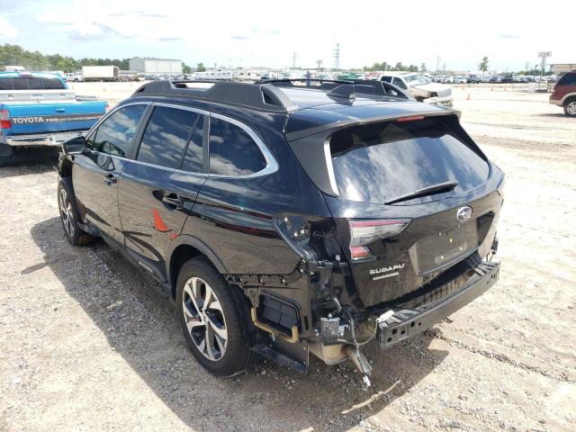 4S4BTANC2L3101676 - 2020 SUBARU OUTBACK LI BLACK photo 3