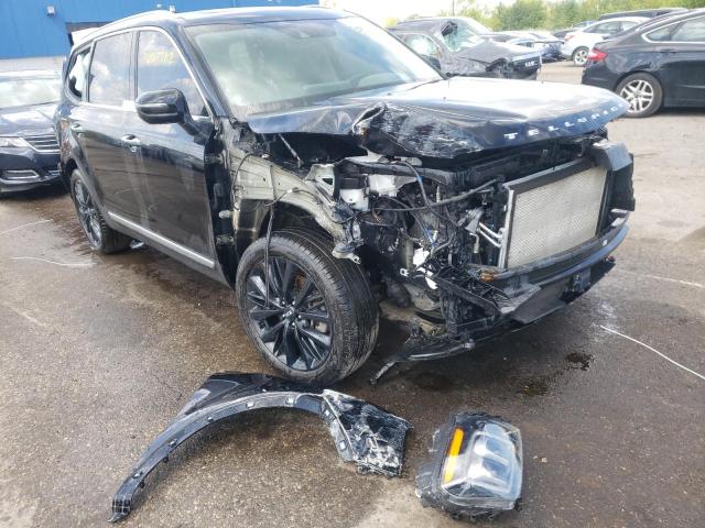 5XYP54HC0LG040860 - 2020 KIA TELLURIDE BLACK photo 1