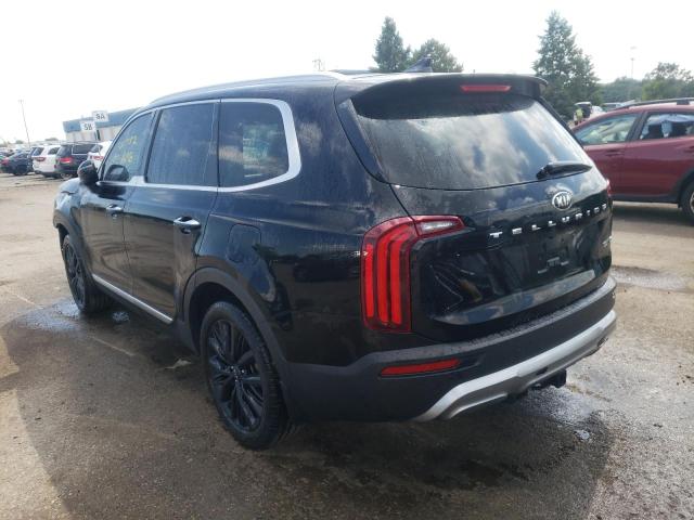 5XYP54HC0LG040860 - 2020 KIA TELLURIDE BLACK photo 3