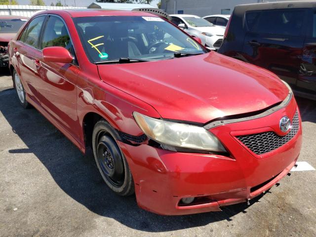 4T1BE46K37U010899 - 2007 TOYOTA CAMRY CE RED photo 1