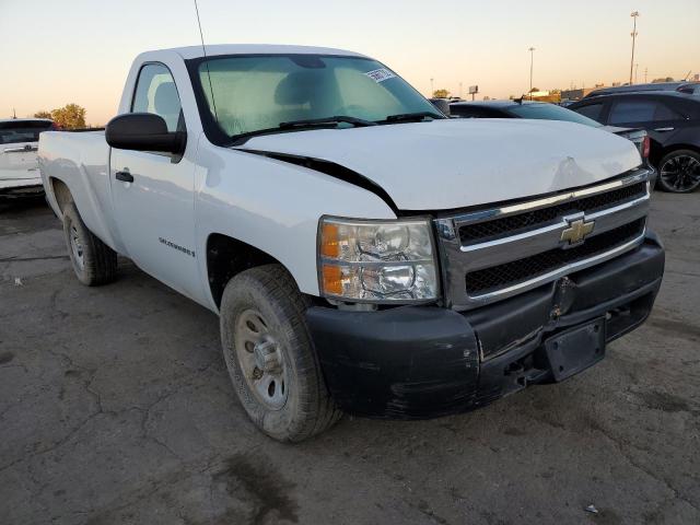 1GCEC14CX8Z290178 - 2008 CHEVROLET 1500 SILVE WHITE photo 1