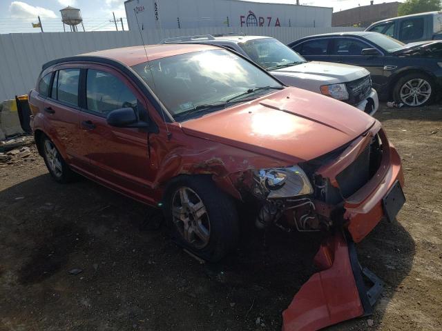 1B3HB48B87D527072 - 2007 DODGE CALIBER SX ORANGE photo 1