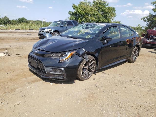 JTDT4RCE2LJ005096 - 2020 TOYOTA COROLLA XS BLACK photo 2