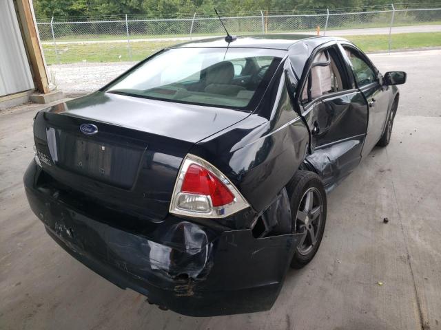 3FAHP06Z38R148438 - 2008 FORD FUSION S BLACK photo 4