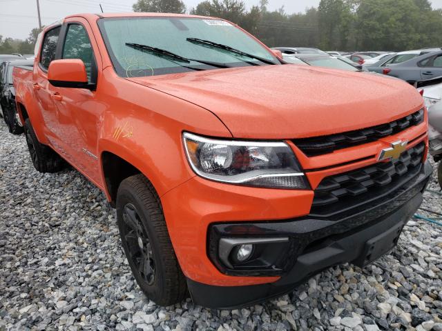 1GCGTCEN3M1234600 - 2021 CHEVROLET COLORADO L ORANGE photo 1