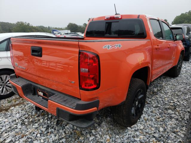 1GCGTCEN3M1234600 - 2021 CHEVROLET COLORADO L ORANGE photo 4