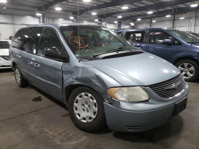 2C4GP24R73R382956 - 2003 CHRYSLER TOWN & COU BLUE photo 1