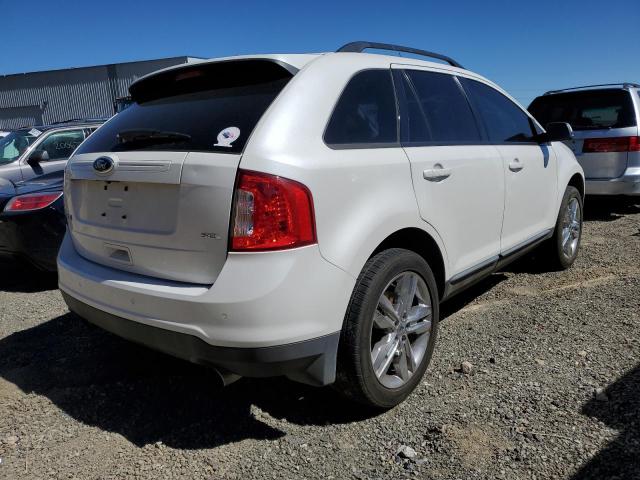 2FMDK3JC2DBA03374 - 2013 FORD EDGE SEL WHITE photo 4