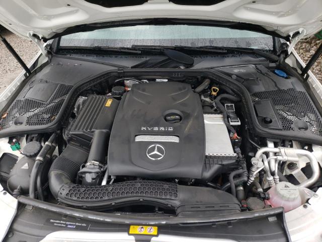 55SWF4HB0JU245050 - 2018 MERCEDES-BENZ C 350E WHITE photo 7