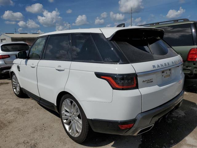 SALWR2RV4KA847541 - 2019 LAND ROVER RANGE ROVE WHITE photo 3