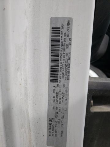 3C6TRVDG5KE513222 - 2019 RAM PROMASTER WHITE photo 10