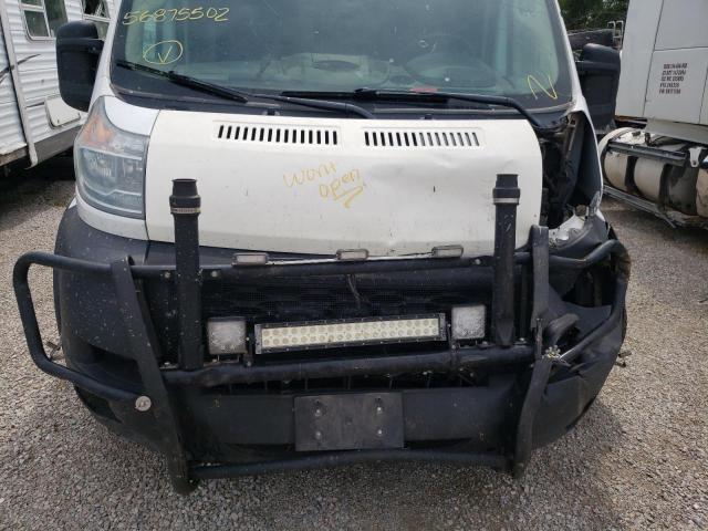 3C6TRVDG5KE513222 - 2019 RAM PROMASTER WHITE photo 9