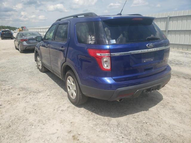 1FM5K7B88DGA16631 - 2013 FORD EXPLORER BLUE photo 3