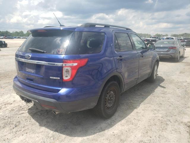 1FM5K7B88DGA16631 - 2013 FORD EXPLORER BLUE photo 4