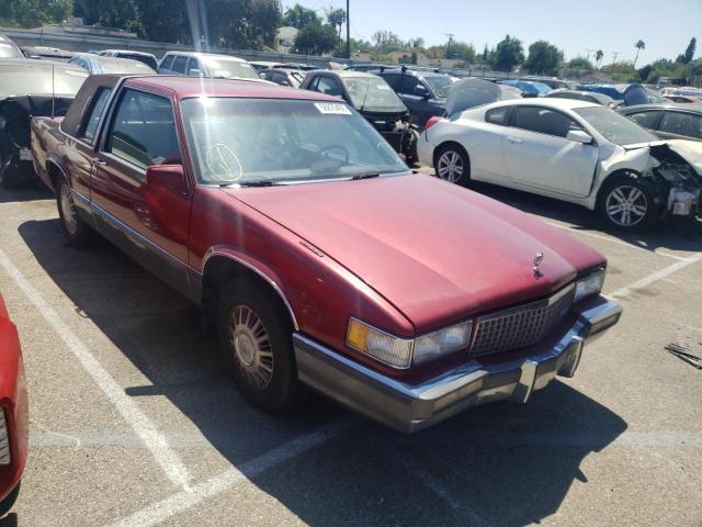 1G6CD1153K4294915 - 1989 CADILLAC DEVILLE BURGUNDY photo 1