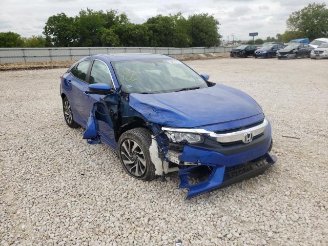 2HGFC2F72HH546700 - 2017 HONDA CIVIC EX BLUE photo 1