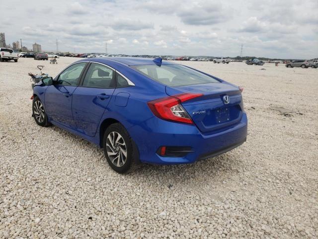 2HGFC2F72HH546700 - 2017 HONDA CIVIC EX BLUE photo 3