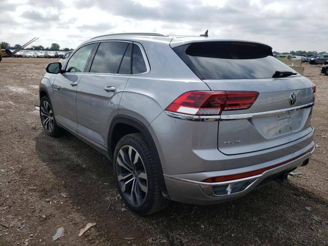 1V2FE2CA8NC219174 - 2022 VOLKSWAGEN ATLAS CROS Серебристый фото 3