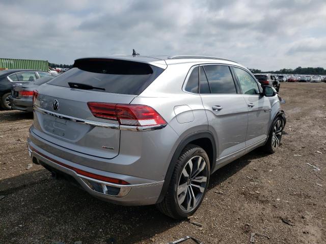 1V2FE2CA8NC219174 - 2022 VOLKSWAGEN ATLAS CROS Серебристый фото 4